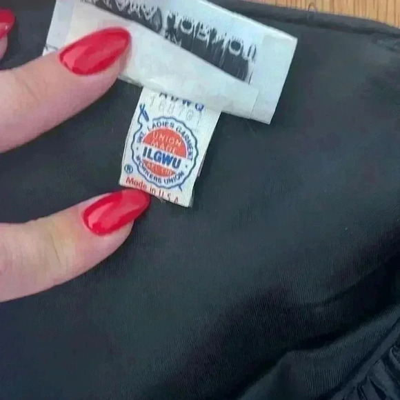 Vintage 80’s Party Dress Cattiva by Maya Jornot SZ 8 - Picture 3 of 8